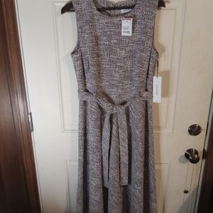 Calvin Klein sleeveless A-line dress